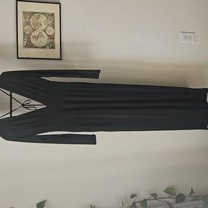 Veronica M Black Long Sleeve Dress